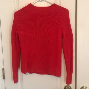 Bright Red Banana Republic Sweater